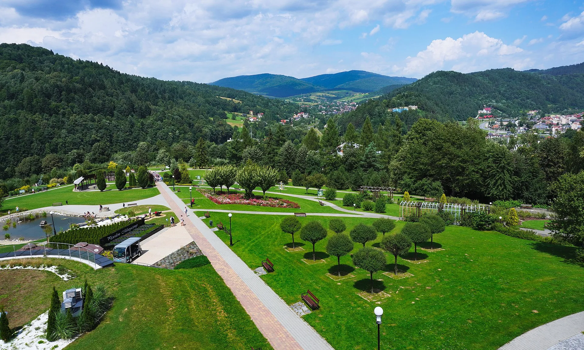 Beautiful mountain view in Muszyna