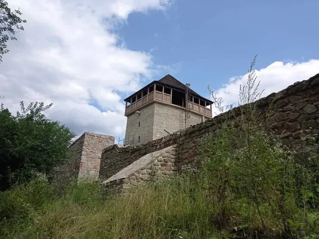 Unique main street in Muszyna