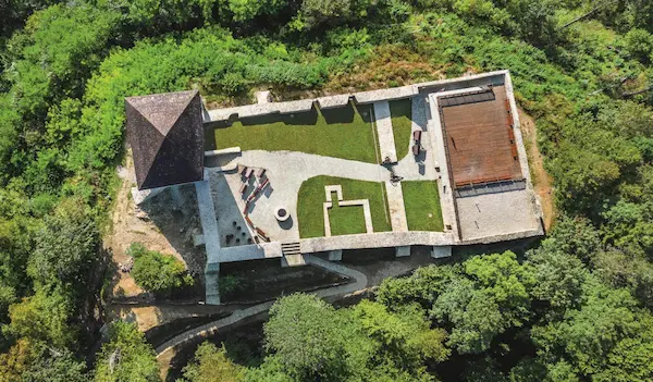 Castle in Muszyna in sunlight